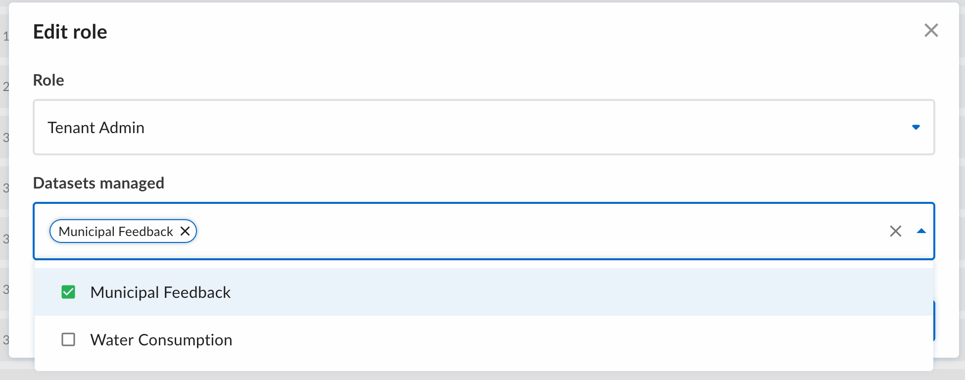 Assign Datasets to TA