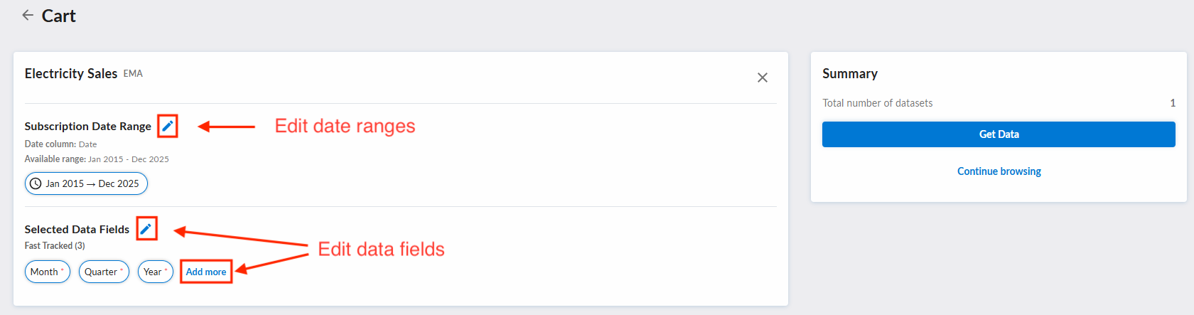 Add more fields button