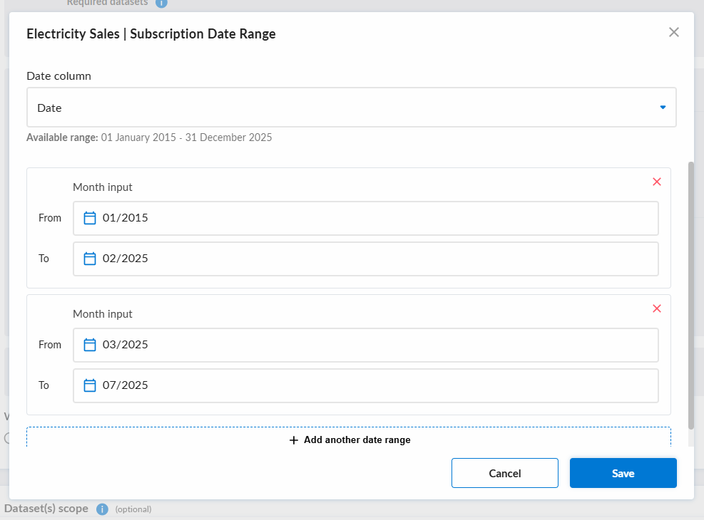 Multiple Date Ranges
