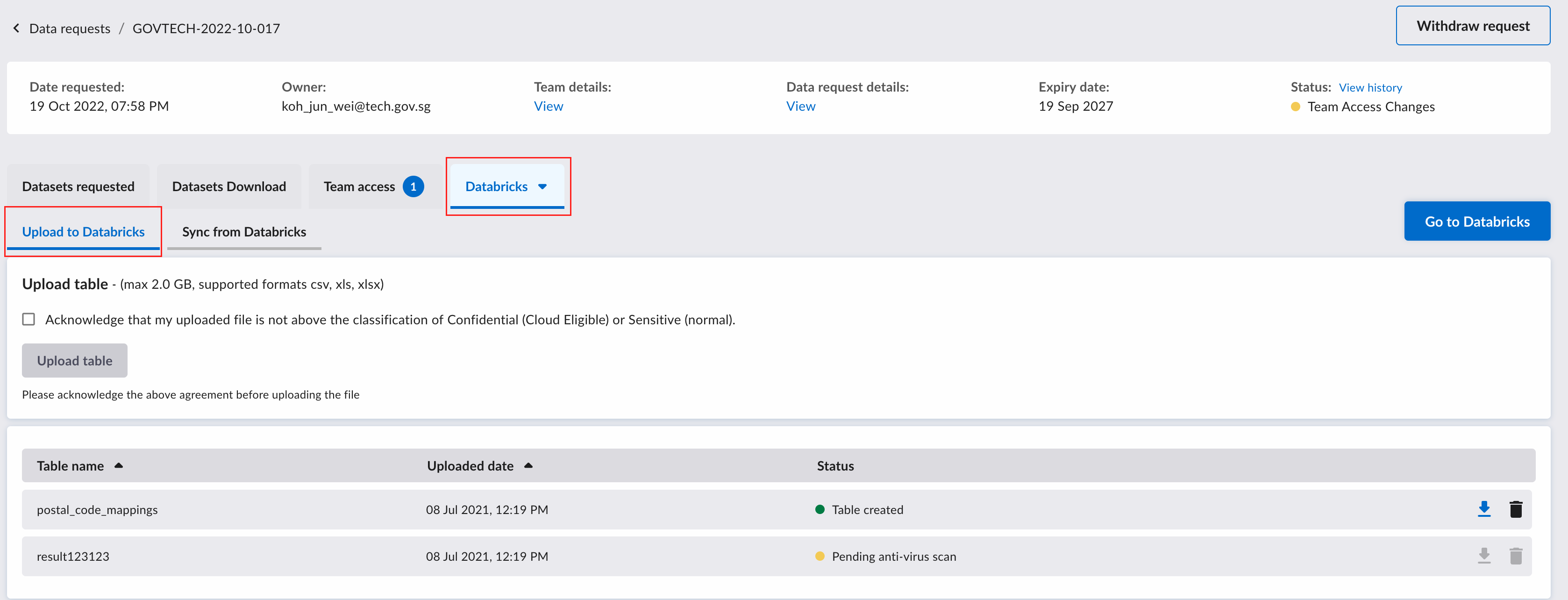 Access Databricks Workspace